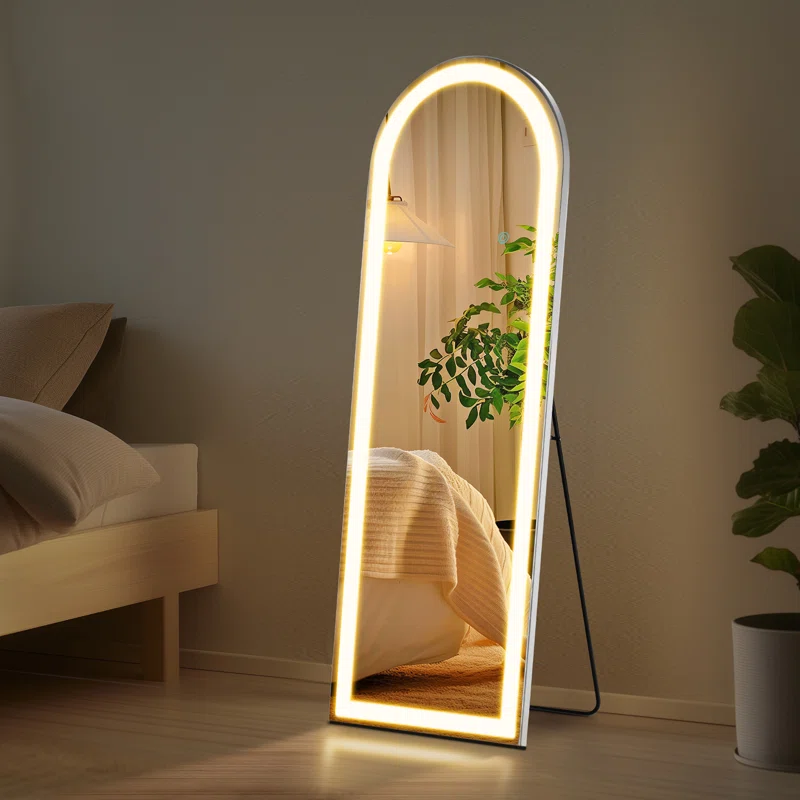 FULL LENGHT STANDING LED TOUCH SENSOR MIRROR